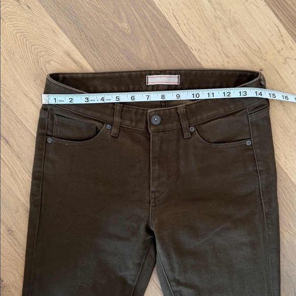 👖 Uniqlo Women’s Skinny Jeans – Brown Size 7 - Picture 5 of 10